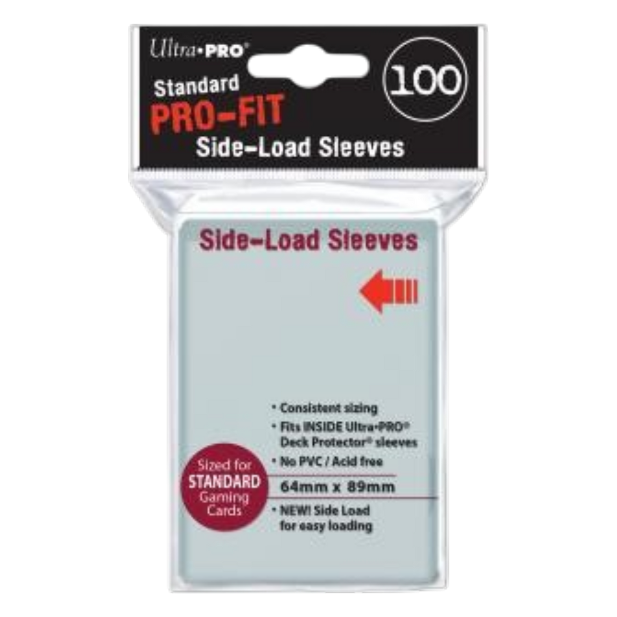 Ultra Pro PRO-Fit - Side Load - Perfect Fit 64x89mm