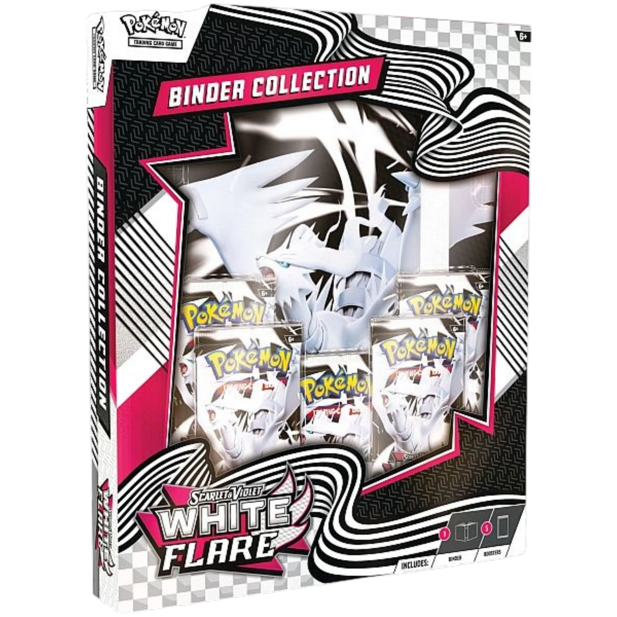 White Flare Binder collection